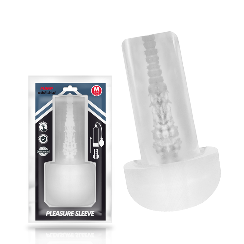 PUMP ADDICTED - PLEASURE SLEEVE MASTUBADOR MAAT M
