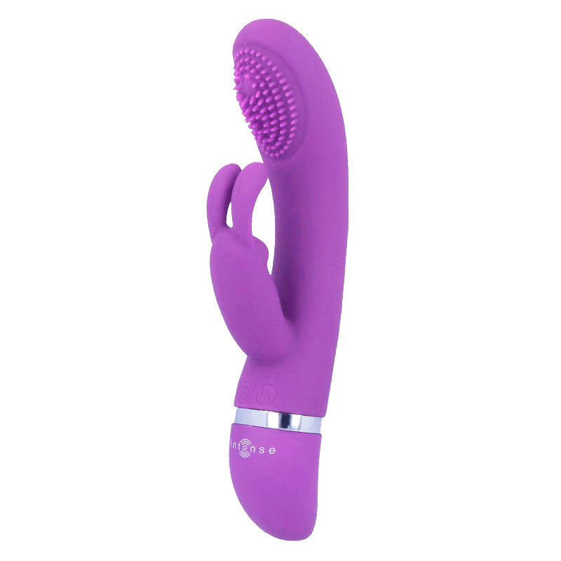 INTENSE SUSY SILICONE RABBIT LILAC OSCILLERENDE VIBRATOR