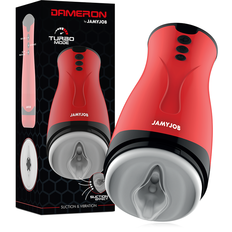 JAMYJOB - DAMERON ZUIG- EN VIBRATIEMASTURBATOR