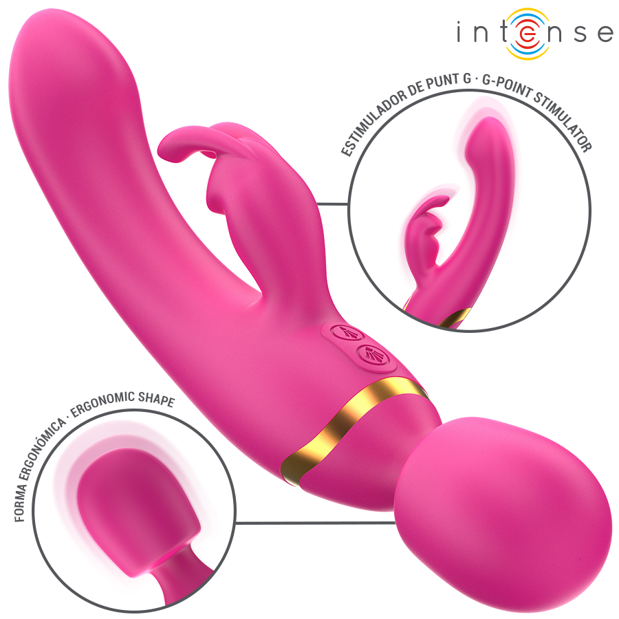 INTENSE WINONA DUBBELE VIBRATOR KONIJNEN VIBRATOR